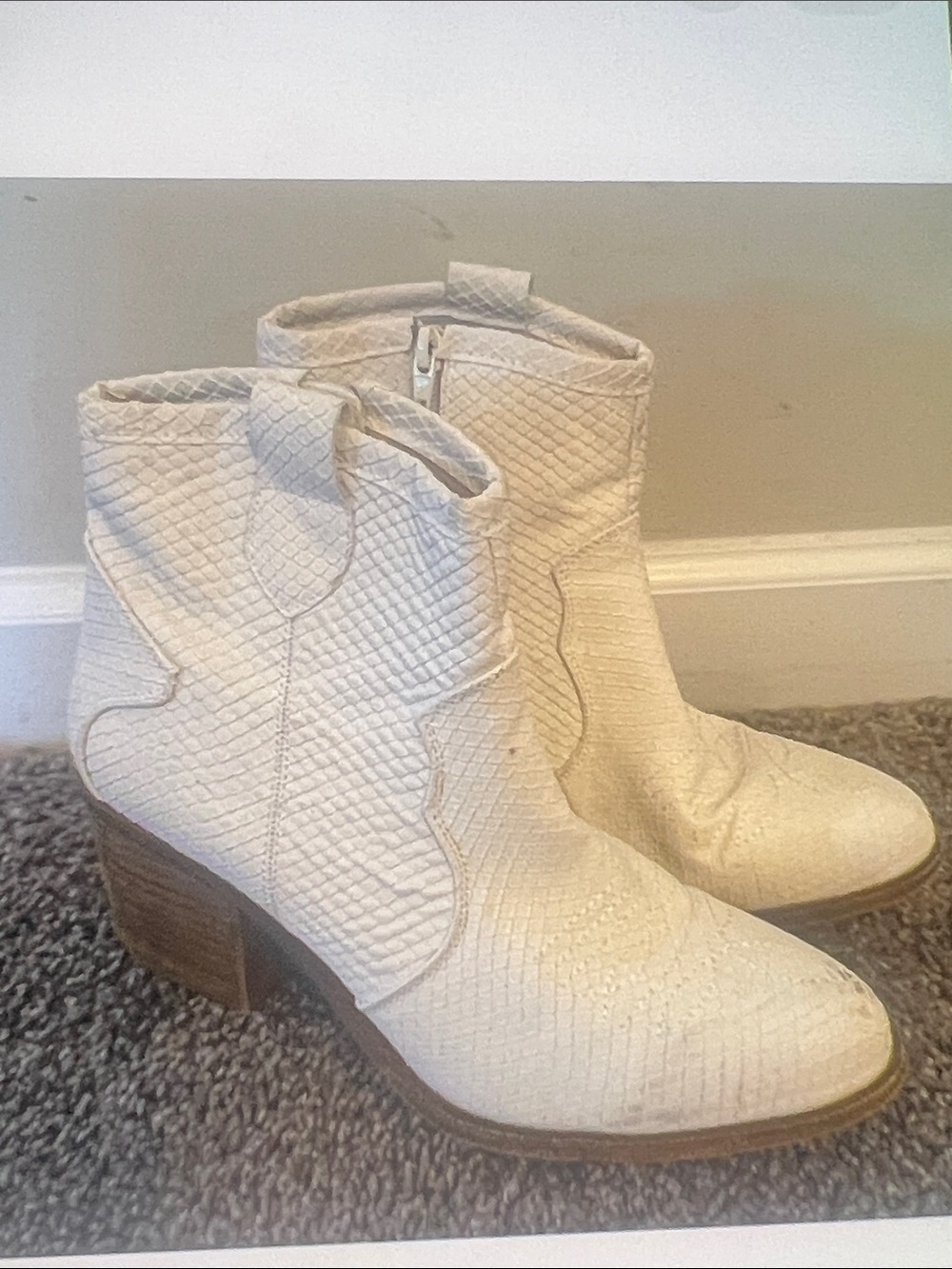Dirty Laundry Zip up Ankle Boots